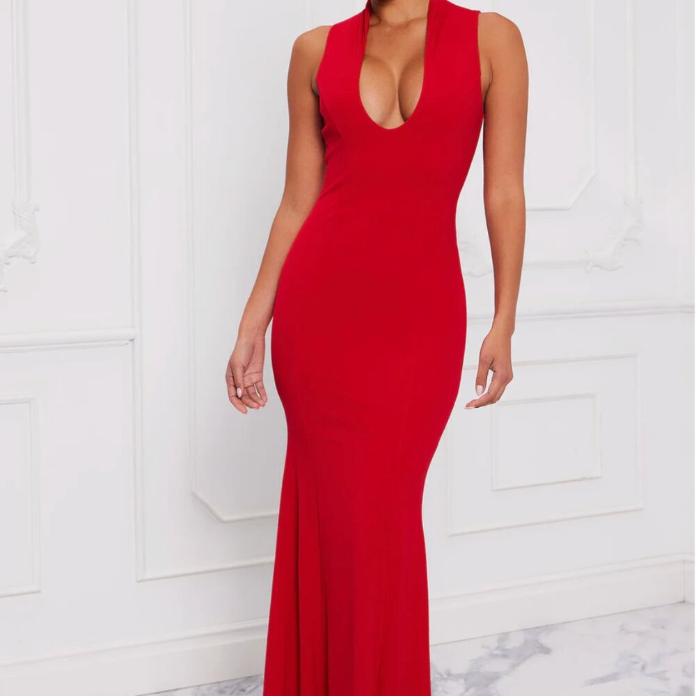 BRAND NEW-Candice Maxi Dress - Red - Size M